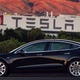 Illustration for article titled This Is The First Production Tesla Model 3